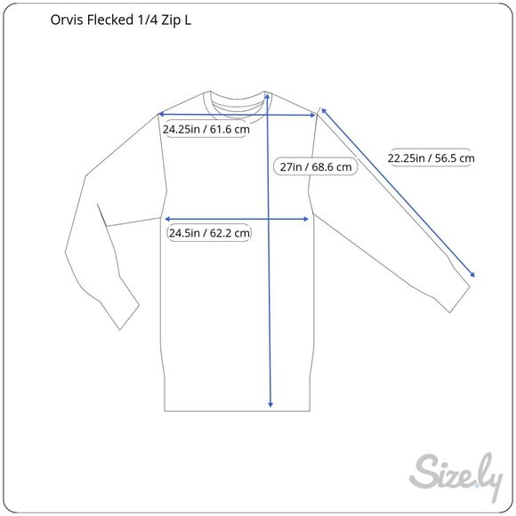 Vintage‎ Orvis Mens Green Flecked Wool Blend 1/4 Sweater Jacket USA Large - Picture 9 of 9